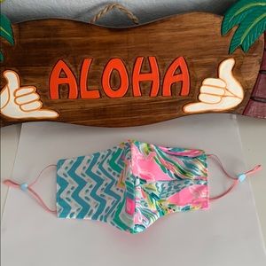 Lilly Pulitzer face mask